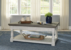 Havalance Outdoor Coffee Table with End Table - furniture place usa