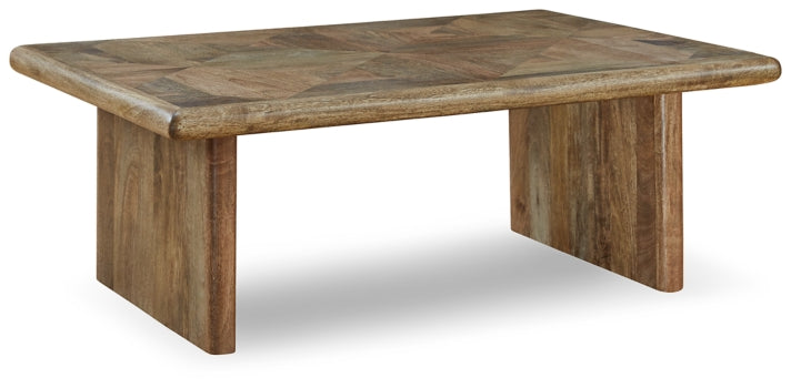 Lawland Coffee Table with 2 End Tables - furniture place usa
