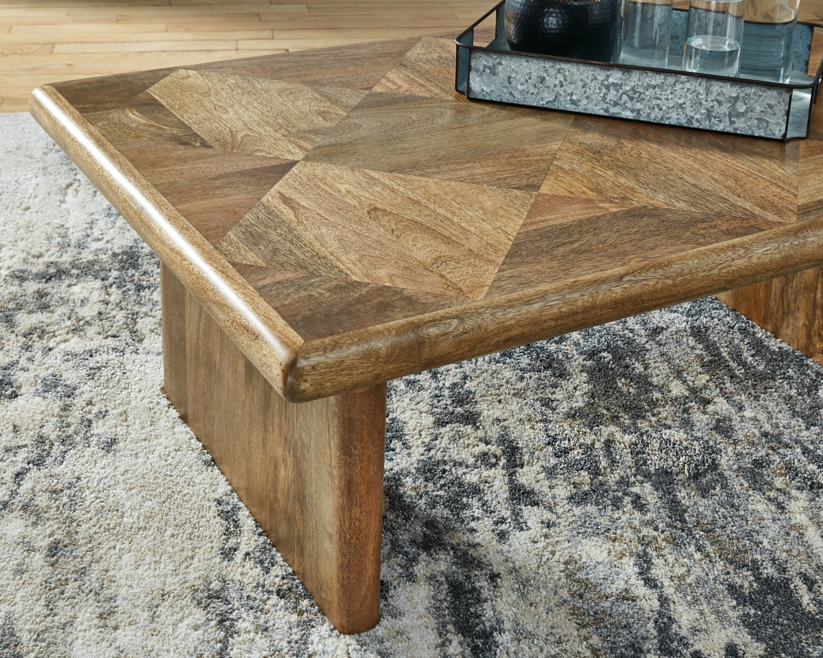 Lawland Coffee Table with 2 End Tables - furniture place usa