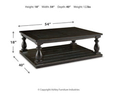Mallacar Coffee Table with 2 End Tables - furniture place usa