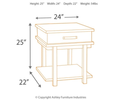 Stanah 2 End Tables - PKG008497 - furniture place usa