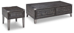 Todoe Coffee Table with 1 End Table - furniture place usa