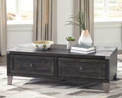 Todoe Coffee Table with 1 End Table - furniture place usa