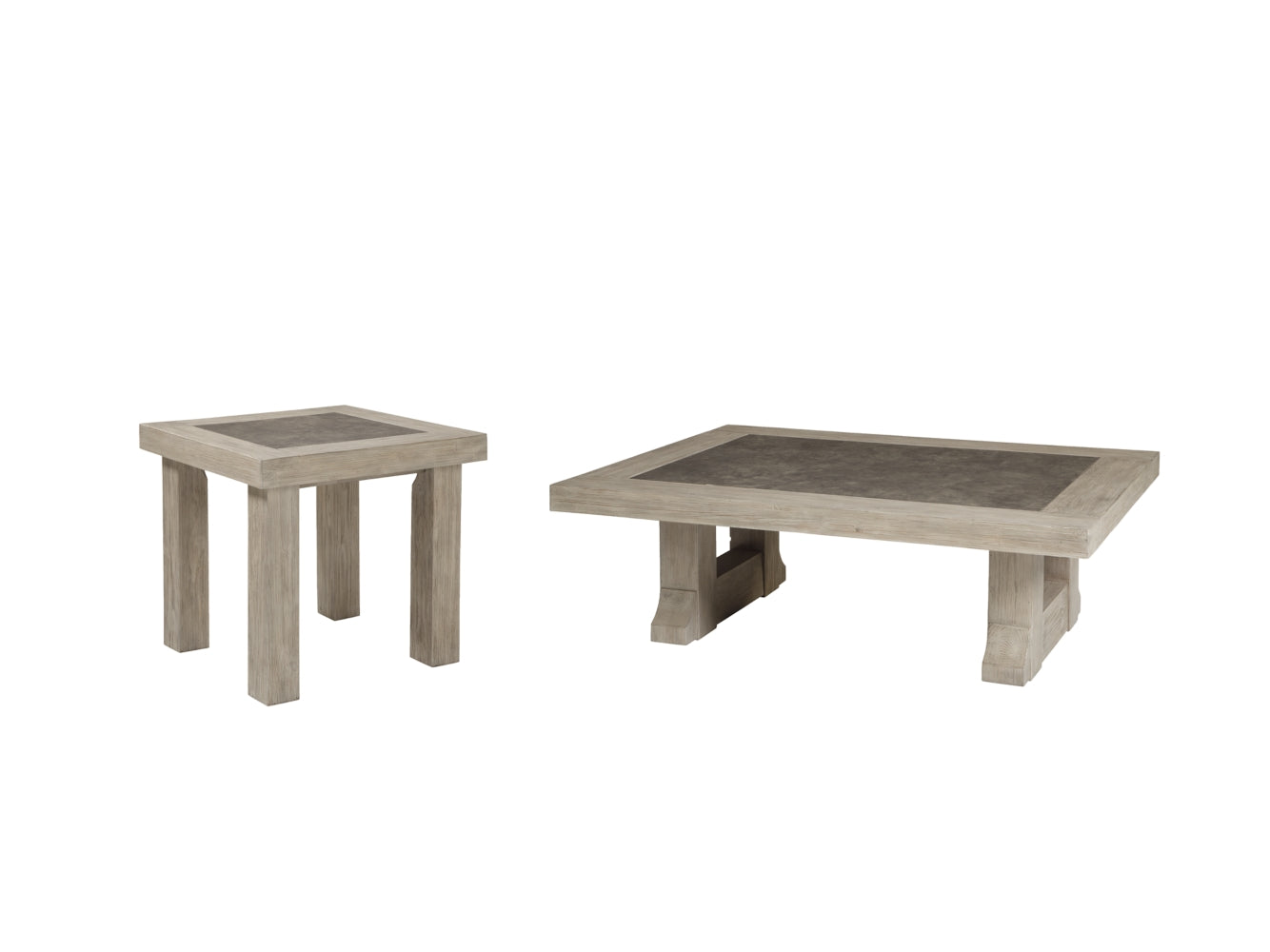 Hennington Coffee Table with 1 End Table - furniture place usa