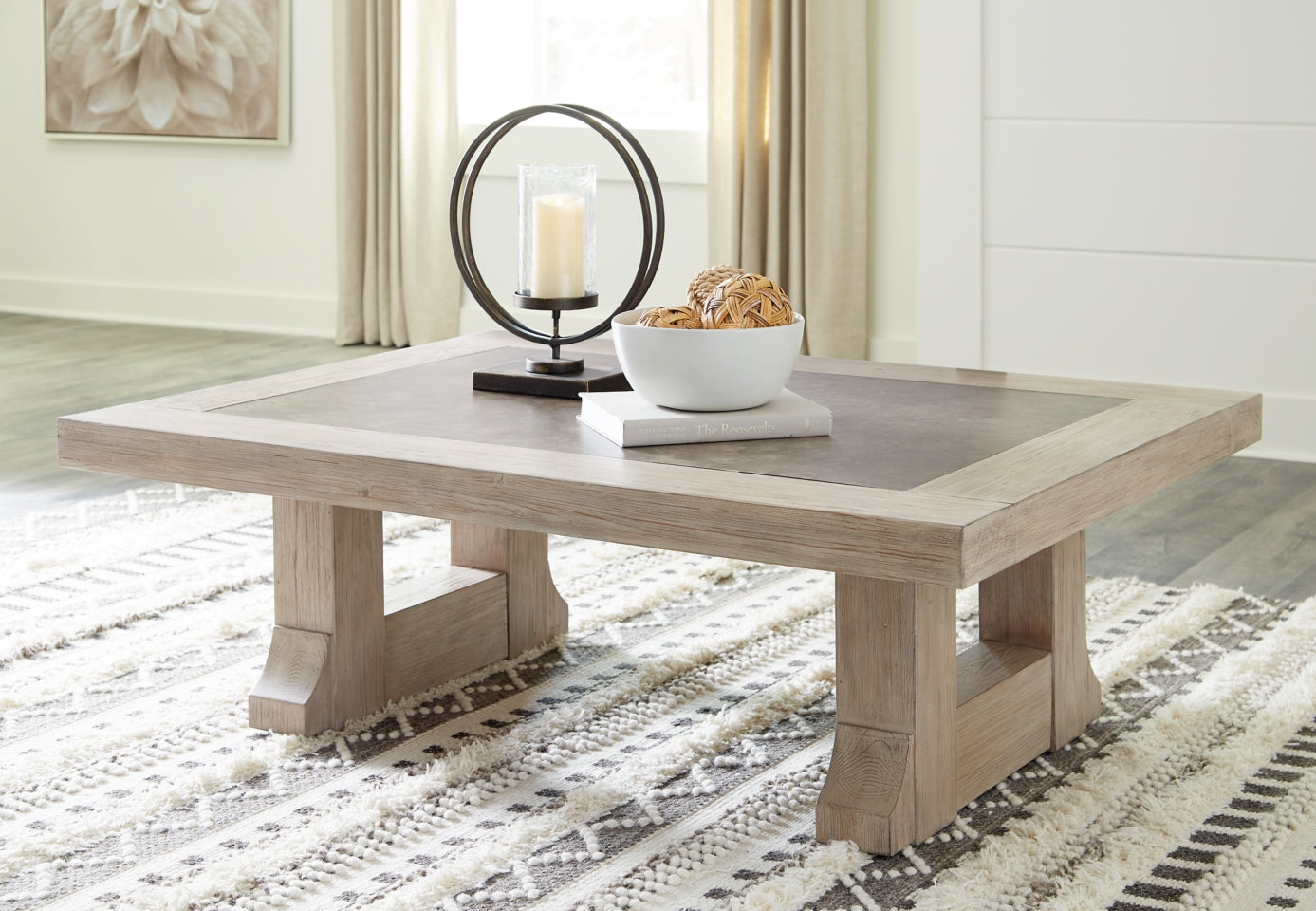 Hennington Coffee Table with 1 End Table - furniture place usa