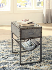 Derrylin Chairside End Table - furniture place usa