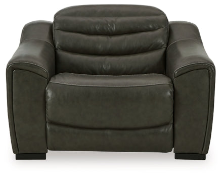 Center Line 2-Piece Sectional with Recliner - furniture place usa