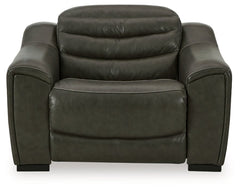 Center Line 2-Piece Sectional with Recliner - furniture place usa