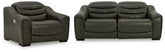 Center Line 2-Piece Sectional with Recliner - furniture place usa