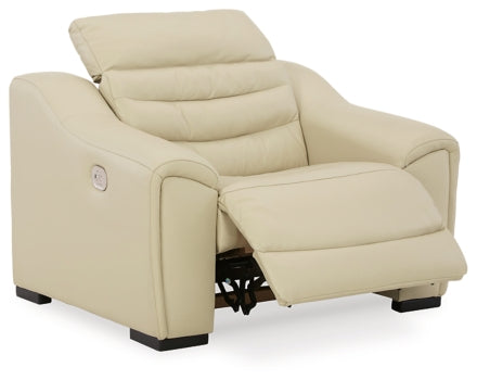 Center Line 3-Piece Sectional with Recliner - furniture place usa