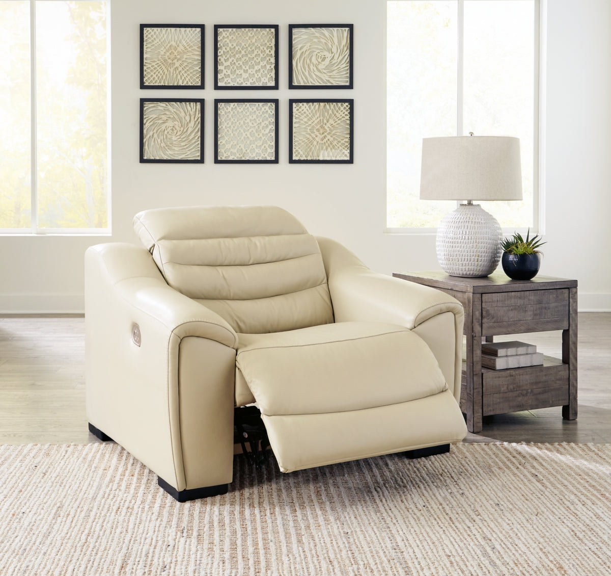 Center Line 3-Piece Sectional with Recliner - furniture place usa