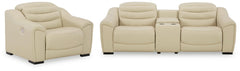 Center Line 3-Piece Sectional with Recliner - furniture place usa
