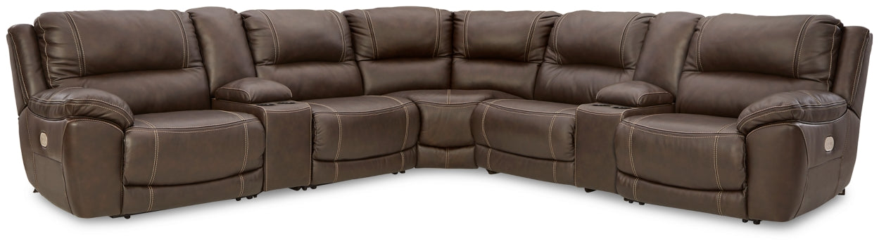 Dunleith 7-Piece Power Reclining Sectional - furniture place usa