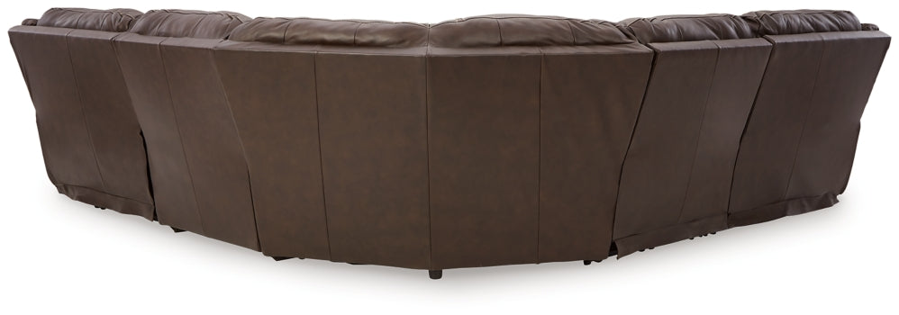 Dunleith 5-Piece Power Reclining Sectional - furniture place usa