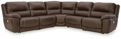 Dunleith 5-Piece Power Reclining Sectional - furniture place usa