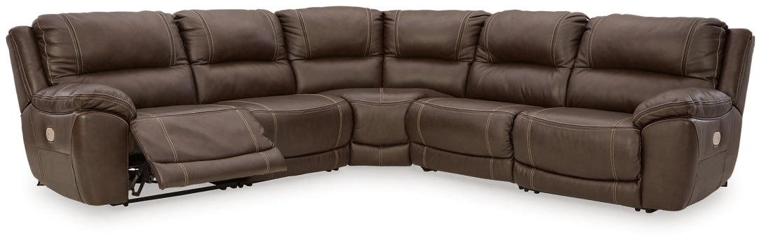 Dunleith 5-Piece Power Reclining Sectional - furniture place usa