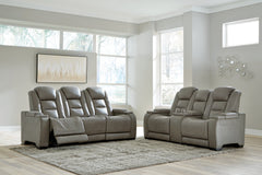 The Man-Den Sofa and Loveseat - furniture place usa