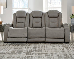 The Man-Den Sofa and Loveseat - furniture place usa