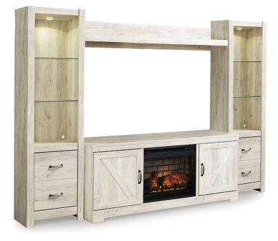 Bellaby 4-Piece Entertainment Center with Electric Fireplace - furniture place usa