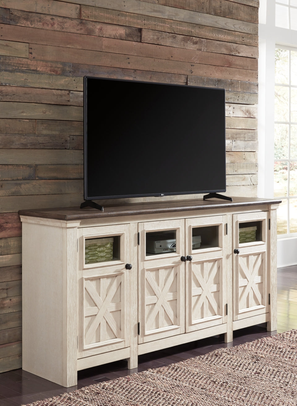 Bolanburg 74" TV Stand - furniture place usa