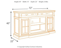 Roddinton 72" TV Stand - furniture place usa