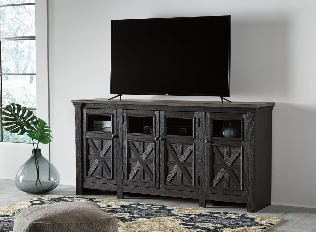Tyler Creek 74" TV Stand - furniture place usa