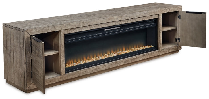 Krystanza TV Stand with Electric Fireplace - furniture place usa