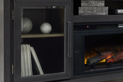 Foyland 83" TV Stand with Electric Fireplace - furniture place usa