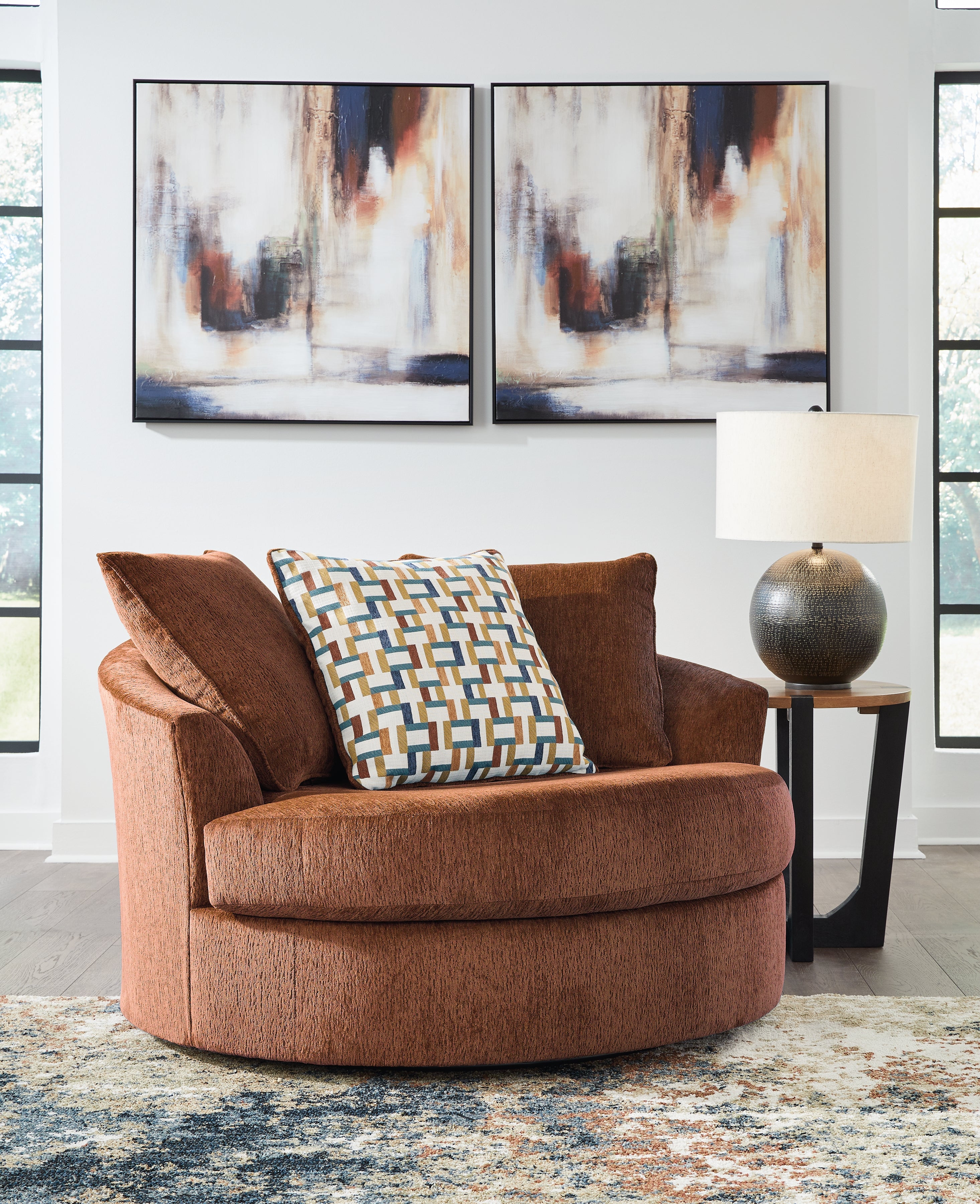 Laylabrook Oversized Swivel Accent Chair