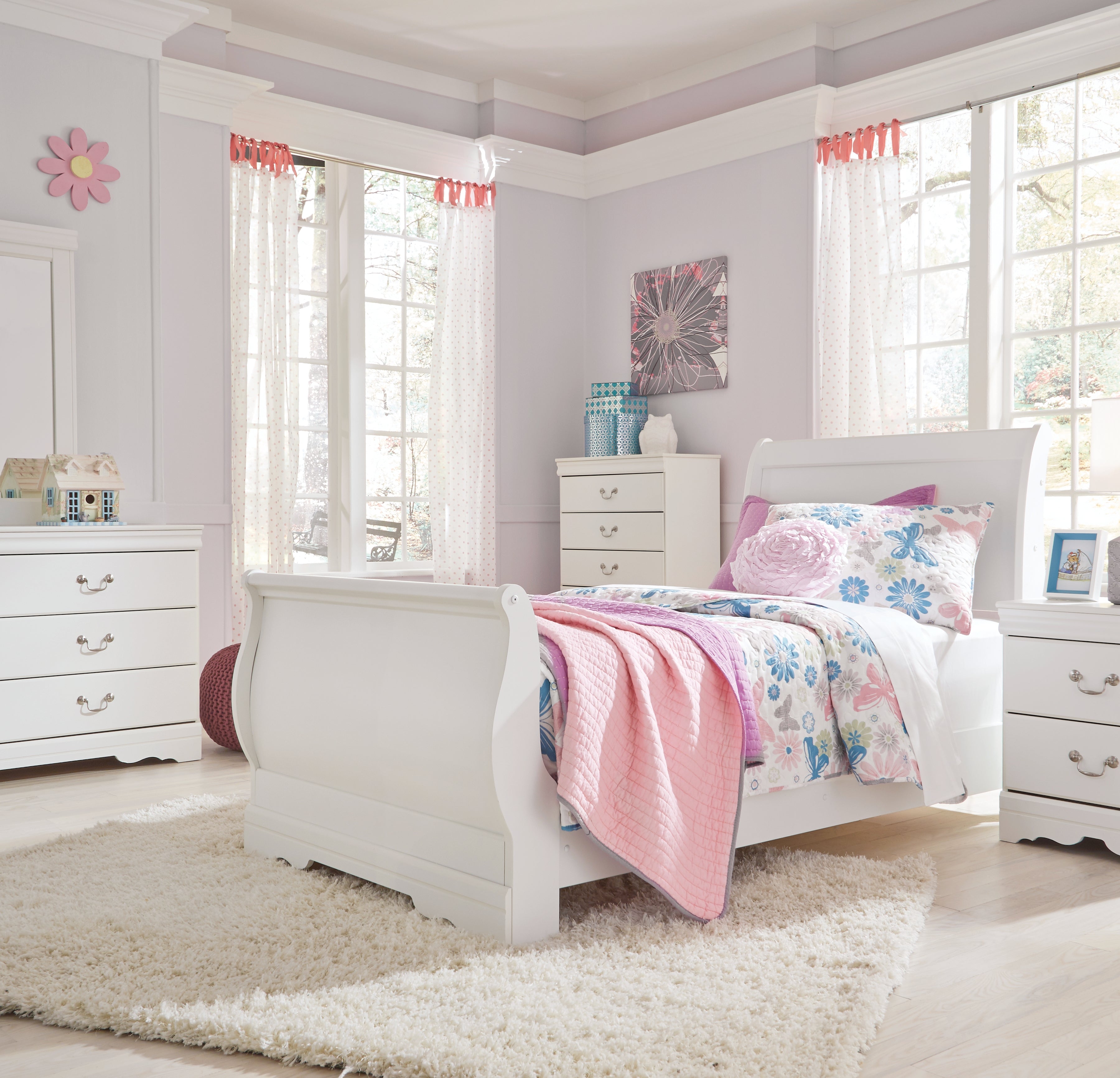 Anarasia Twin Sleigh Headboard