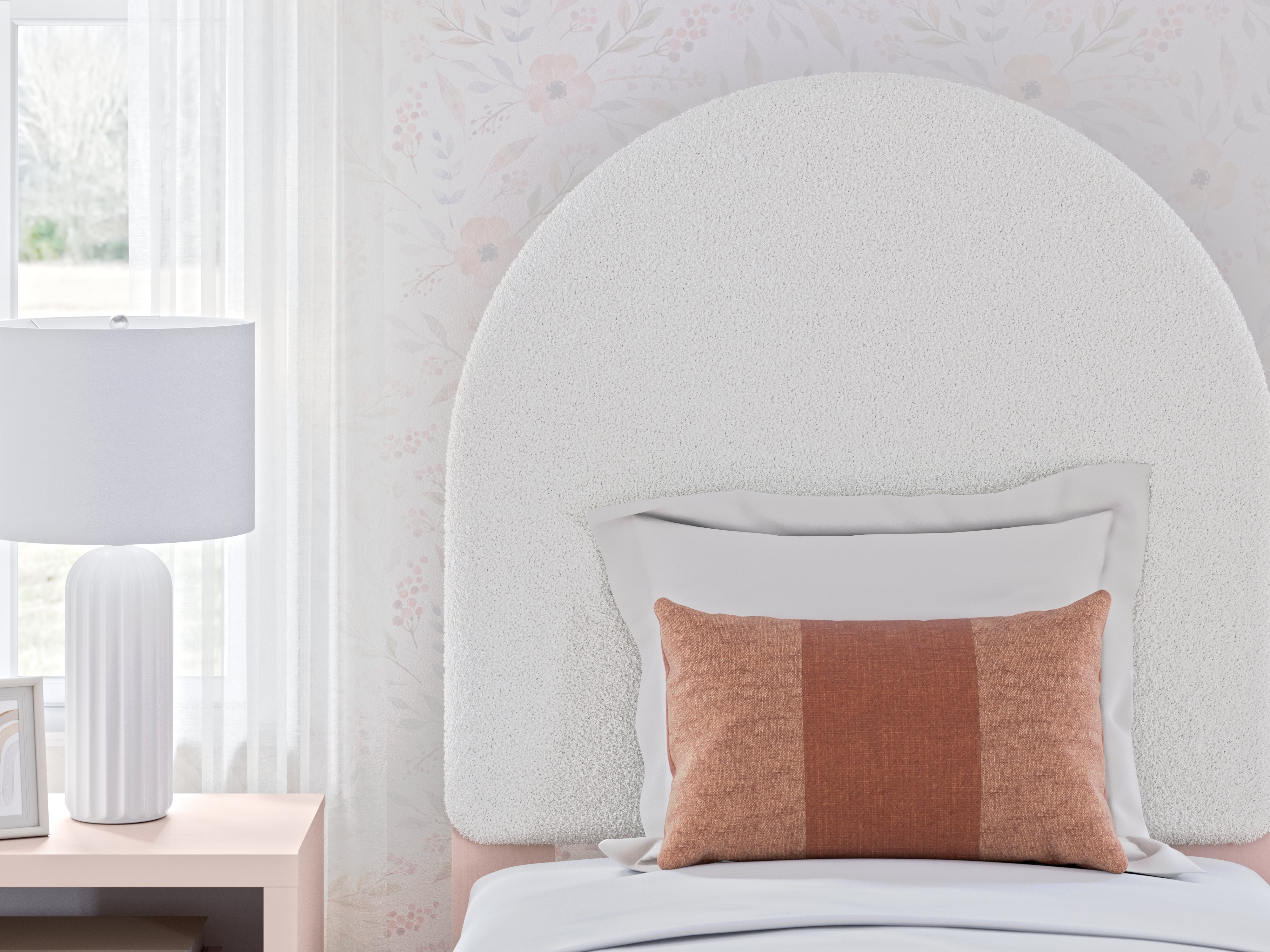 Wistenpine Twin Upholstered Panel Headboard