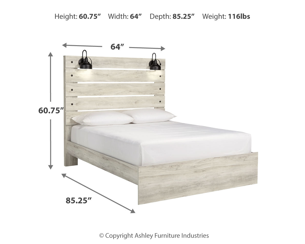 Cambeck Queen Panel Bed, Dresser, Mirror and Nightstand