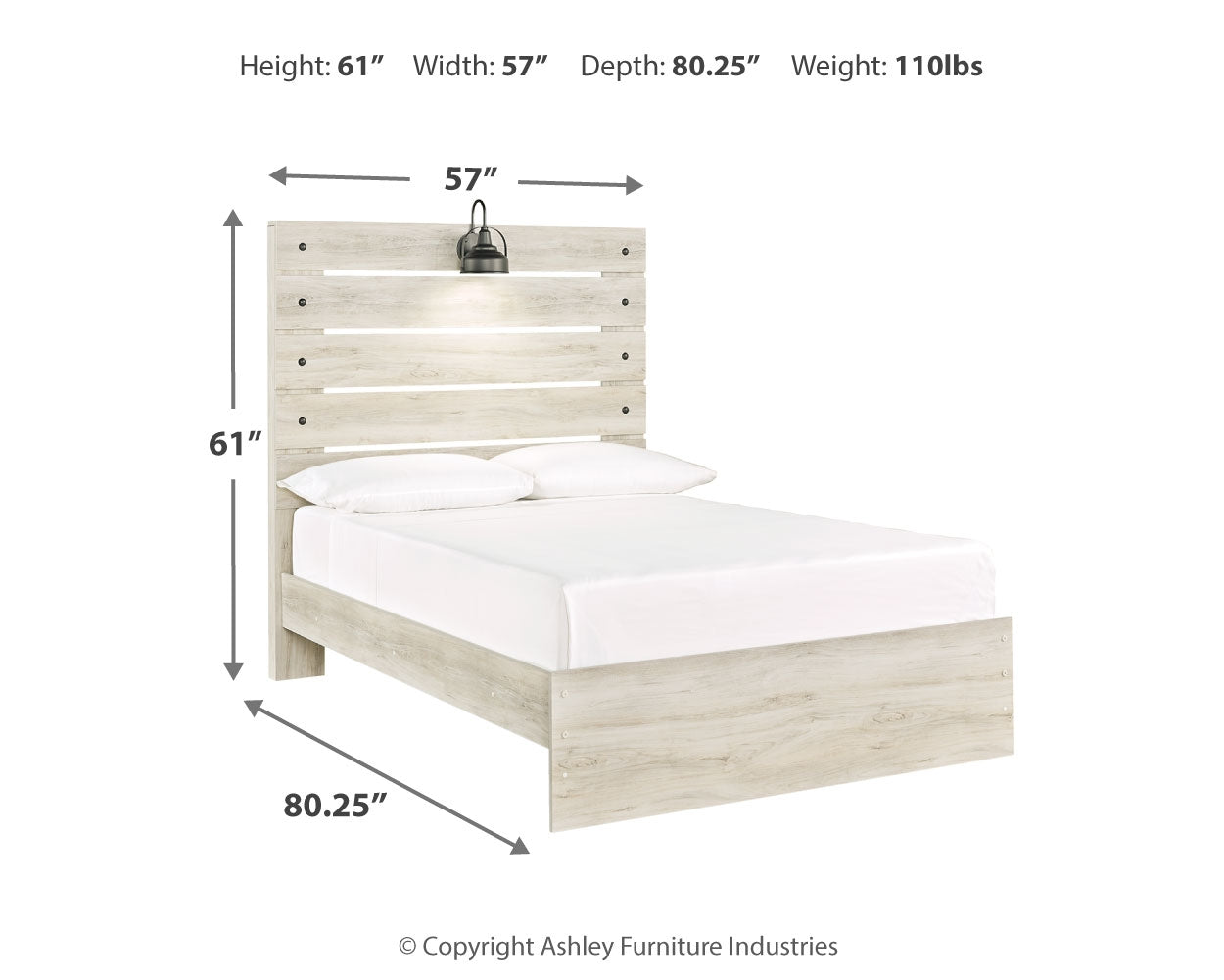 Cambeck Full Panel Bed