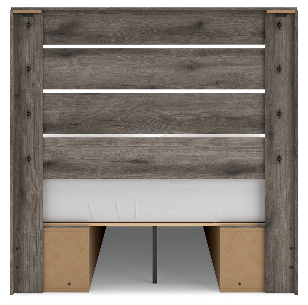 Graystorm Full Panel Bed with Storage