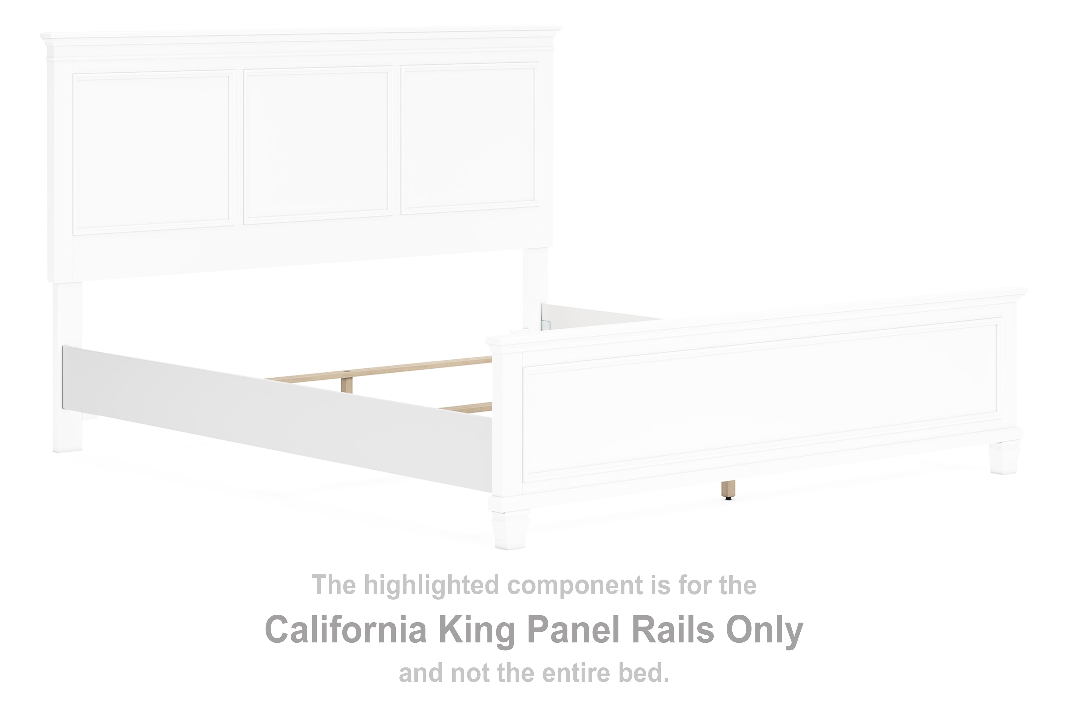 Fortman California King Panel Rails