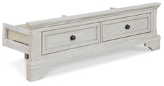 Robbinsdale Full Storage Footboard with Roll Slats