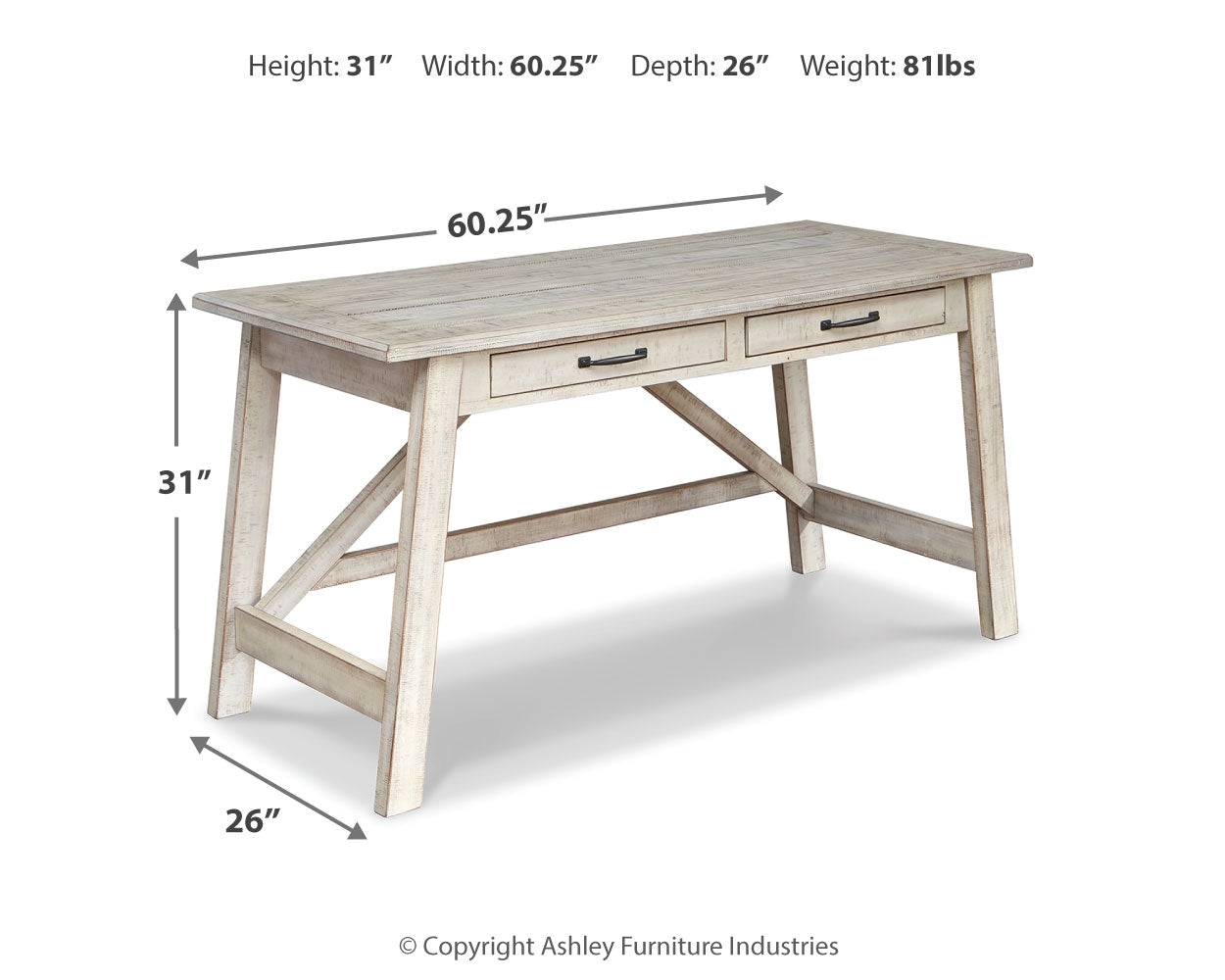 Carynhurst Home Office Desk and Printer Stand