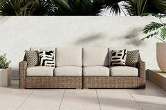Beachcroft 2-Piece Outdoor Loveseat with Cushion