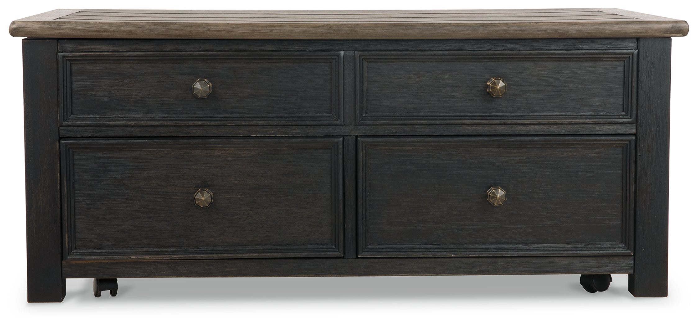Tyler Creek Coffee Table and 2 End Tables with Console