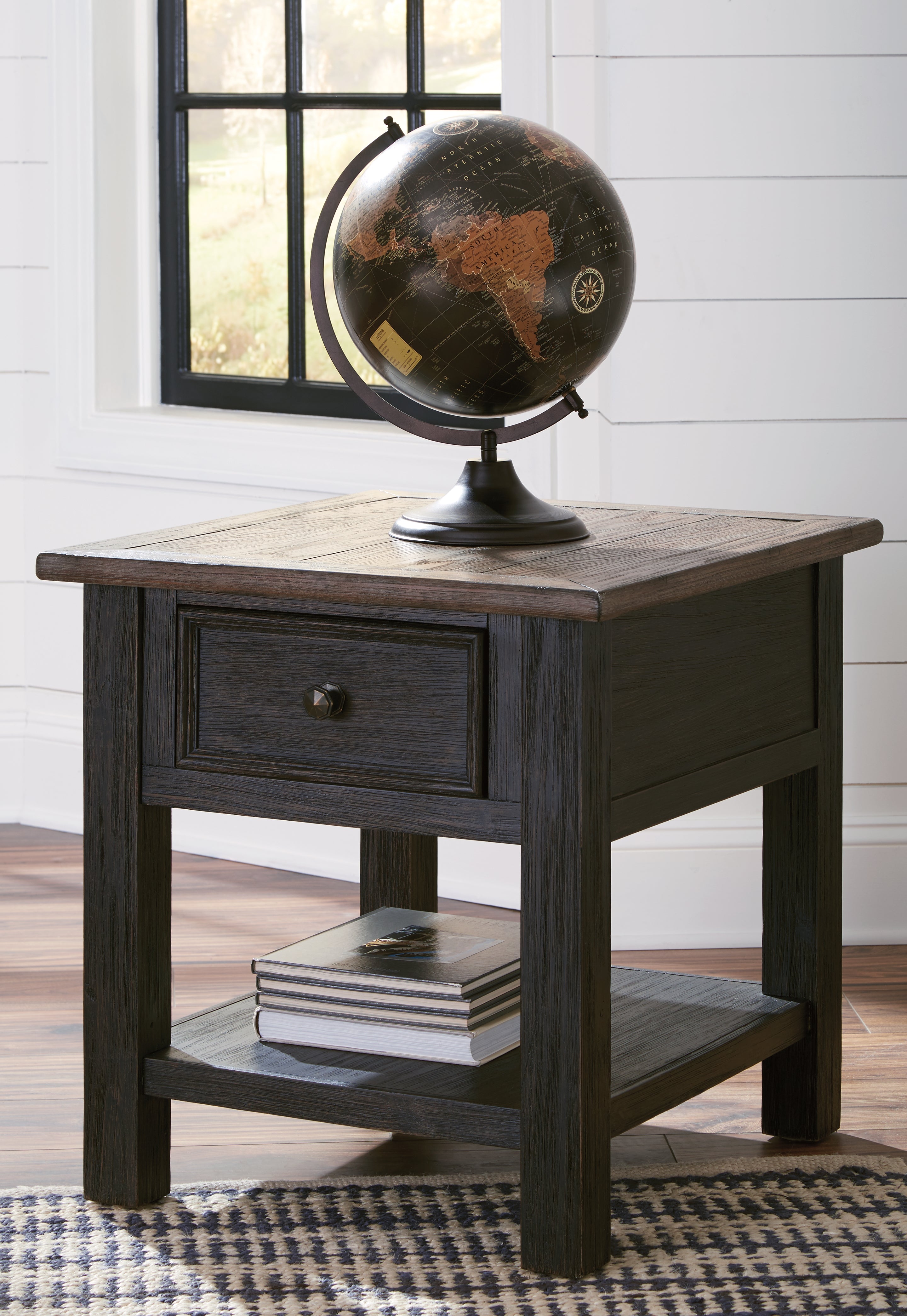 Tyler Creek Coffee Table and 2 End Tables with Console