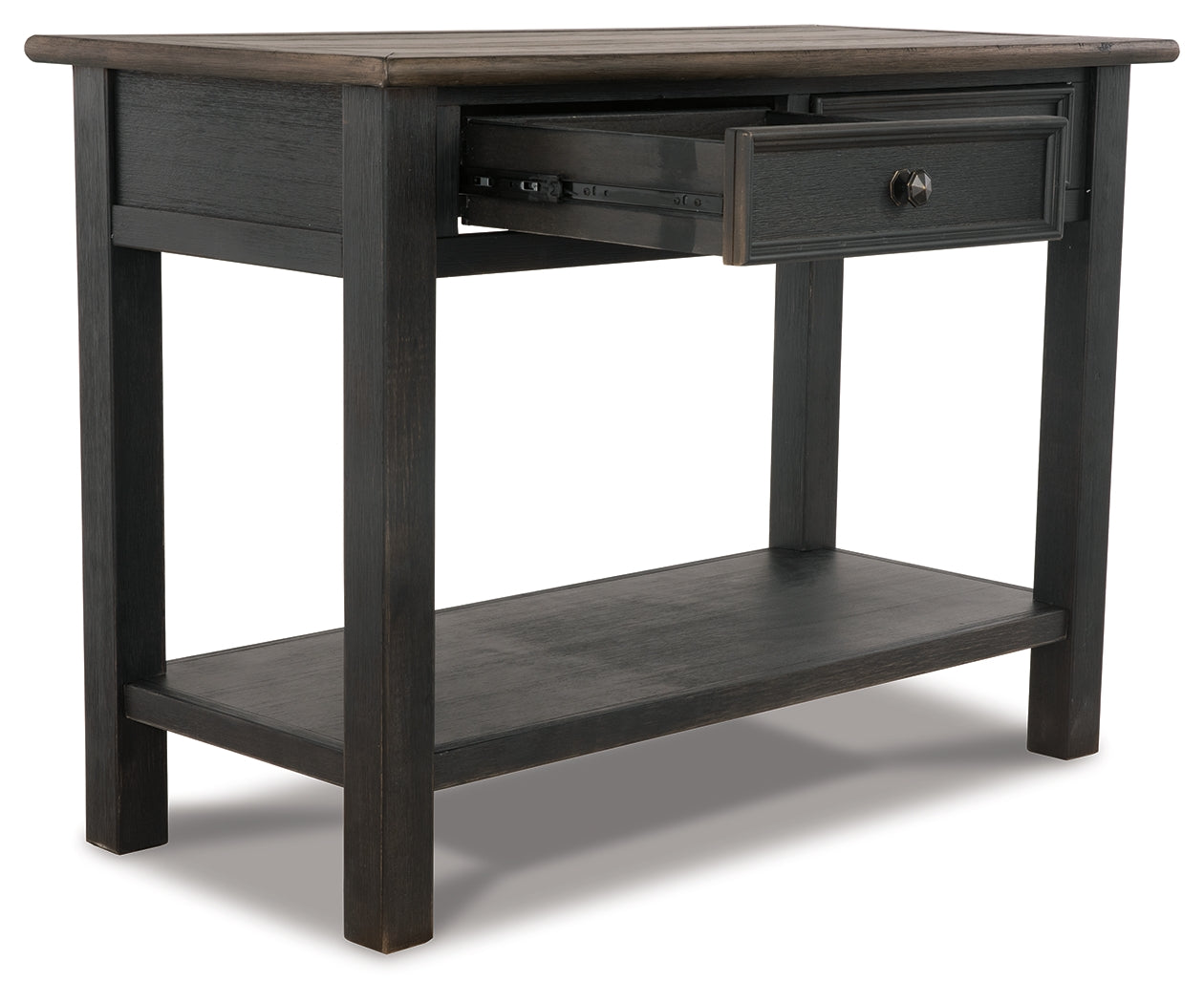 Tyler Creek Coffee Table and 2 End Tables with Console