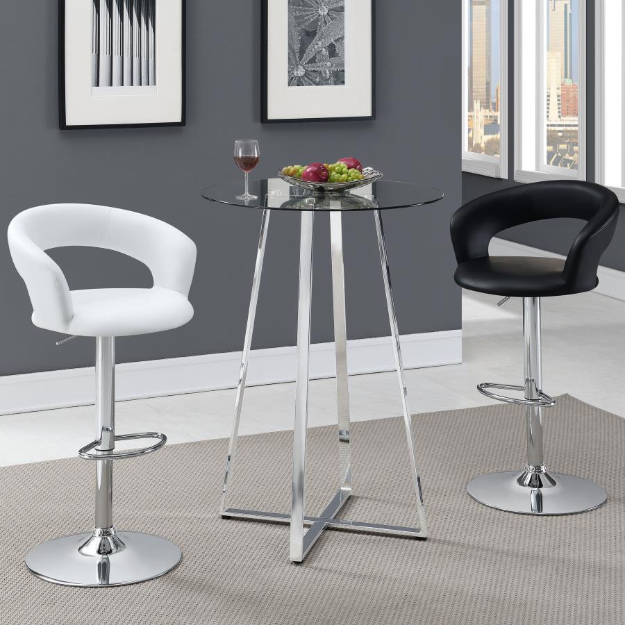 Zanella Silver Bar Table - furniture place usa