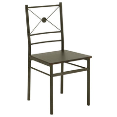 Anna Brown 5 Pc Dining Set - furniture place usa