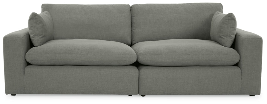 Elyza 2-Piece Sectional with Ottoman - furniture place usa