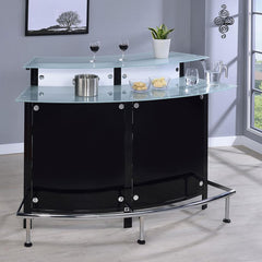 Keystone Black Home Bar - furniture place usa