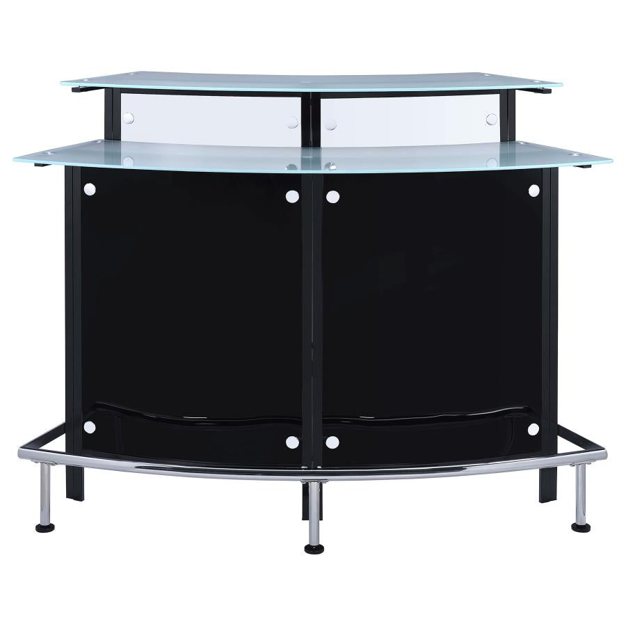 Keystone Black Home Bar - furniture place usa