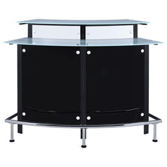 Keystone Black Home Bar - furniture place usa