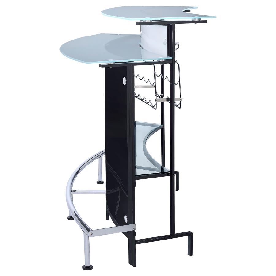 Keystone Black Home Bar - furniture place usa