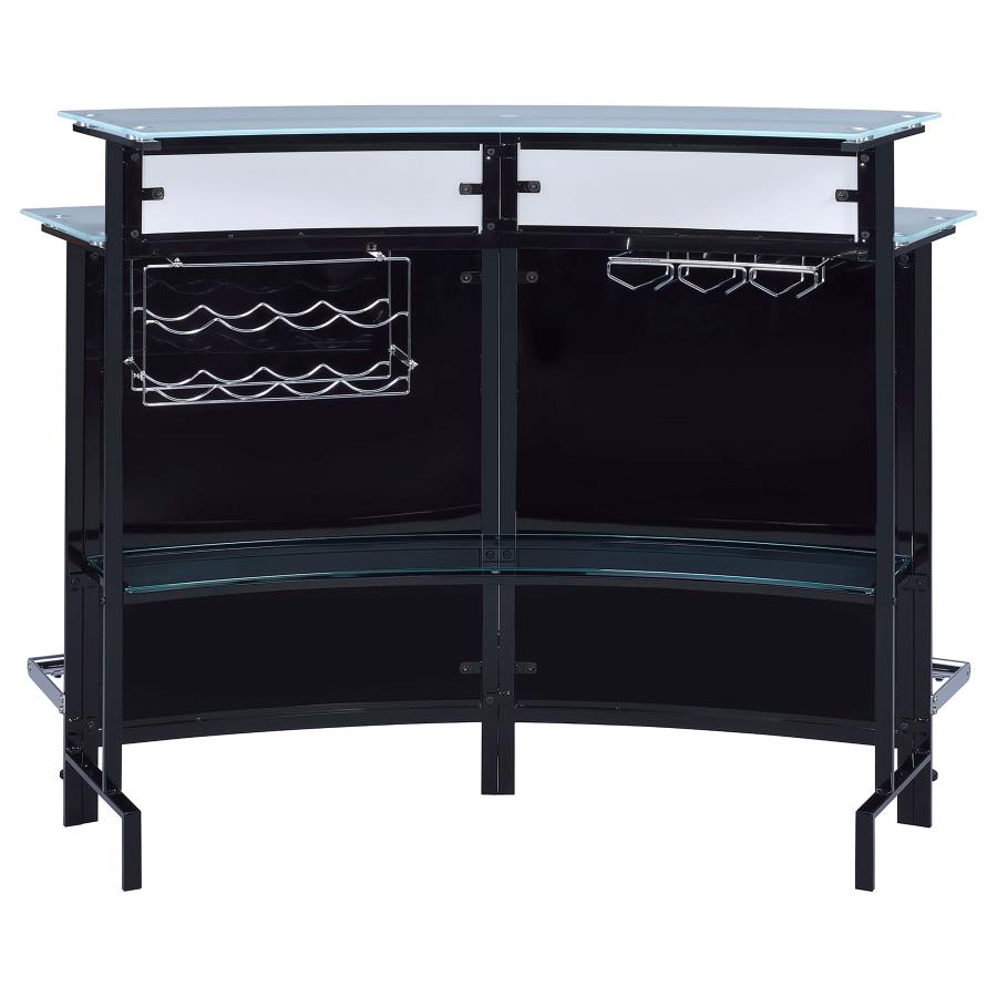 Keystone Black Home Bar - furniture place usa