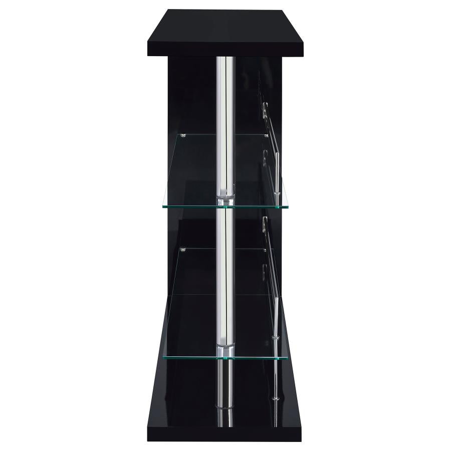 Prescott Black Home Bar - furniture place usa